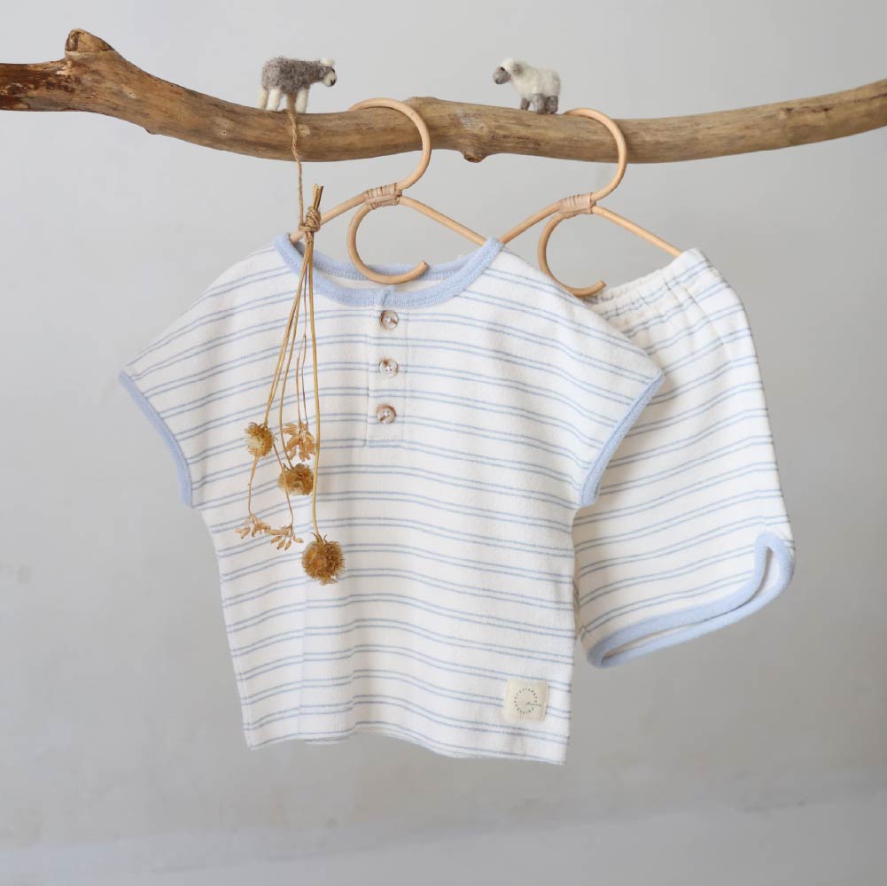 【春夏套裝】毛巾布短袖套裝