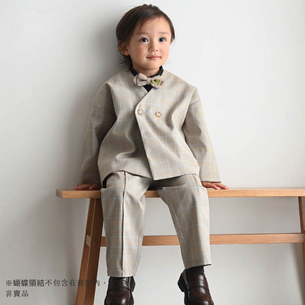 【春夏系列】無領西服套裝