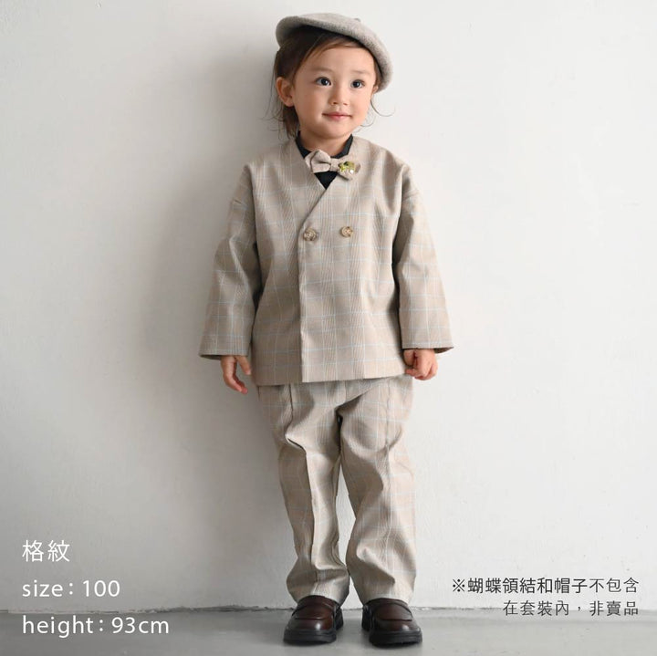 【春夏系列】無領西服套裝