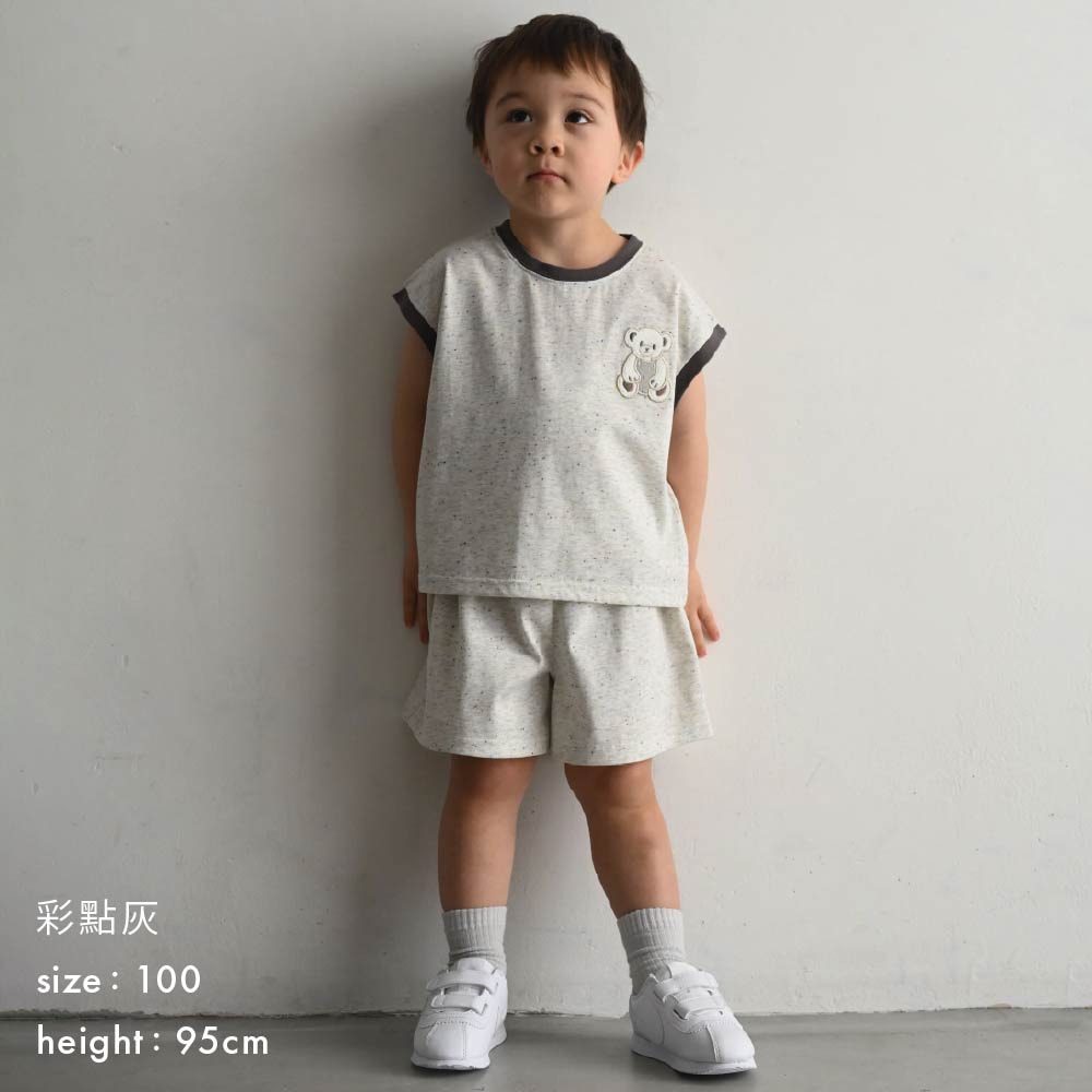 【春夏套裝】彩色點點無袖套裝