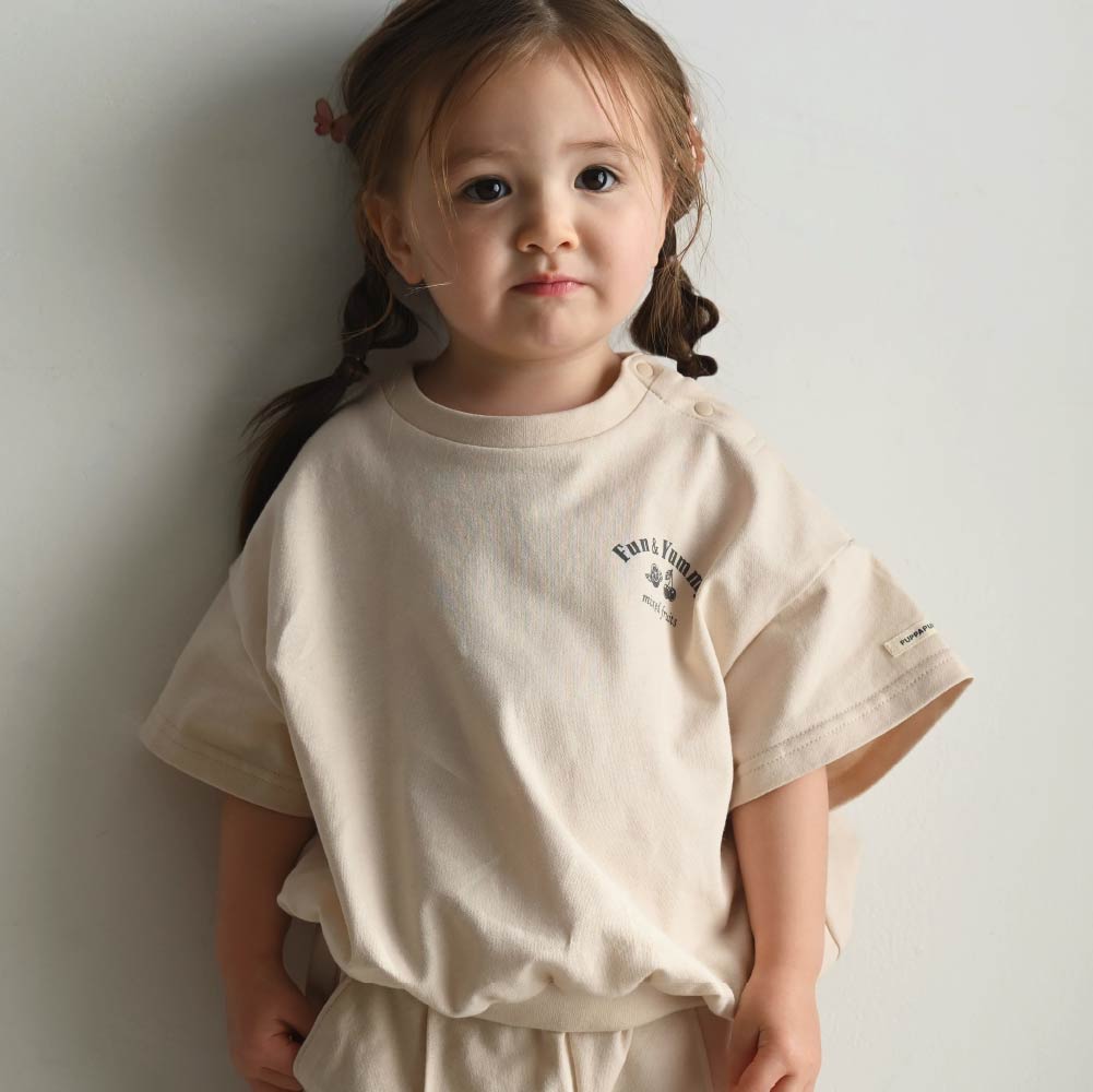 【春夏套裝】輕質衛衣短袖套裝