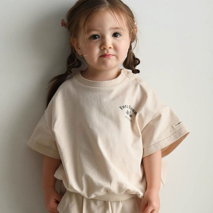 【春夏套裝】輕質衛衣短袖套裝