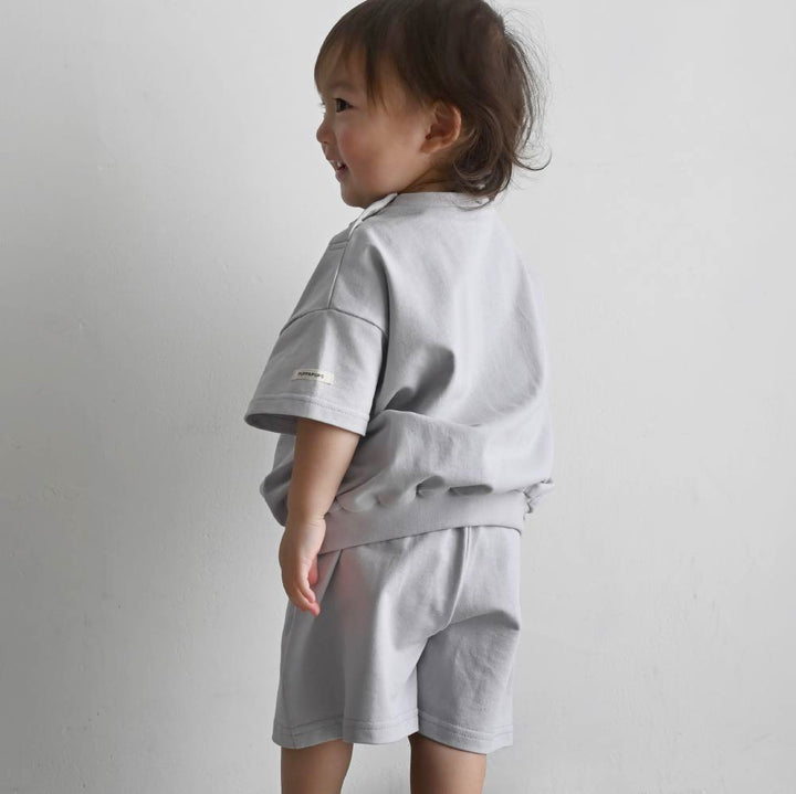 【春夏套裝】輕質衛衣短袖套裝