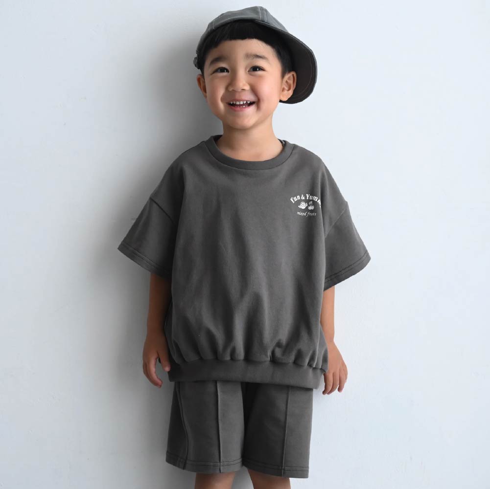 【春夏套裝】輕質衛衣短袖套裝