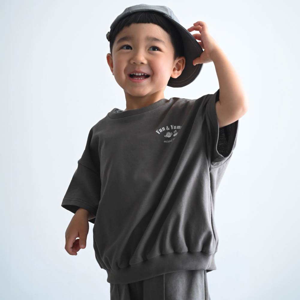 【春夏套裝】輕質衛衣短袖套裝