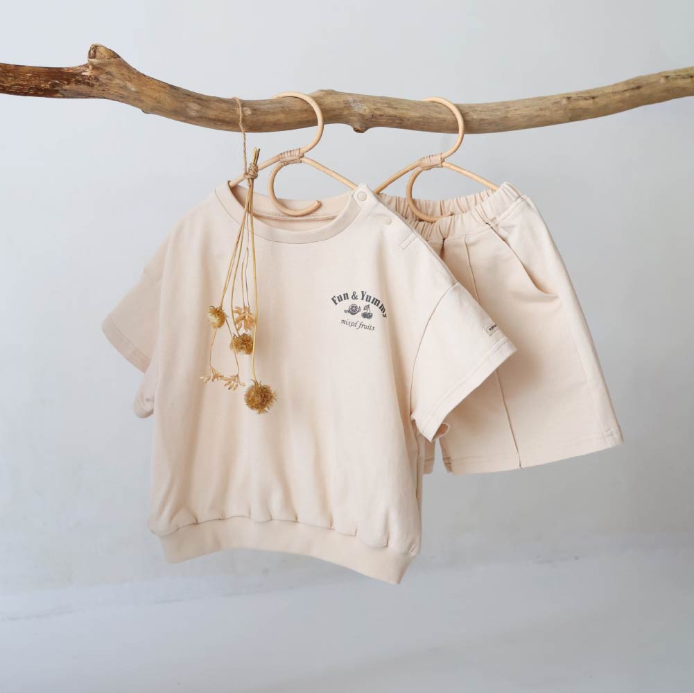 【春夏套裝】輕質衛衣短袖套裝