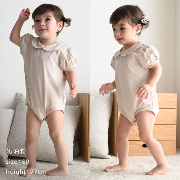 【春夏連身衣】圓領短袖連身衣