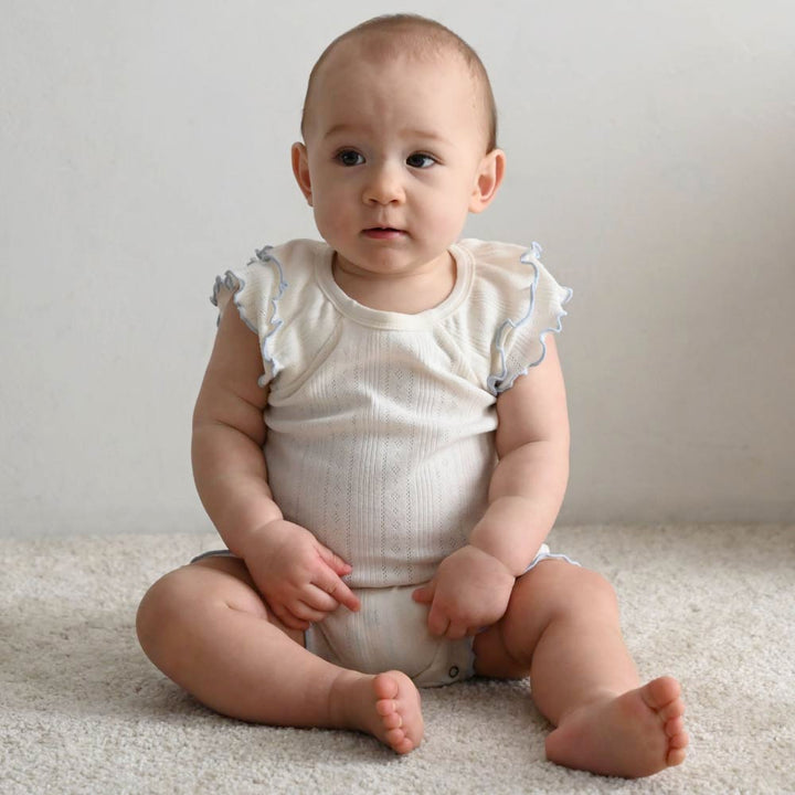 【春夏連身衣】肩部荷葉邊造型連身衣