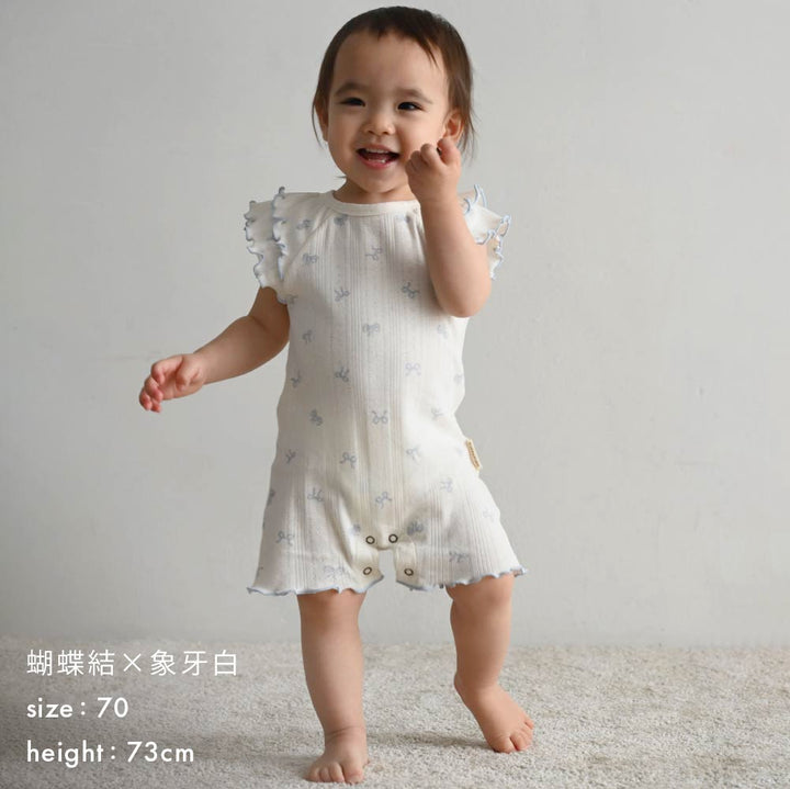 【春夏連身衣】肩部荷葉邊造型連身衣