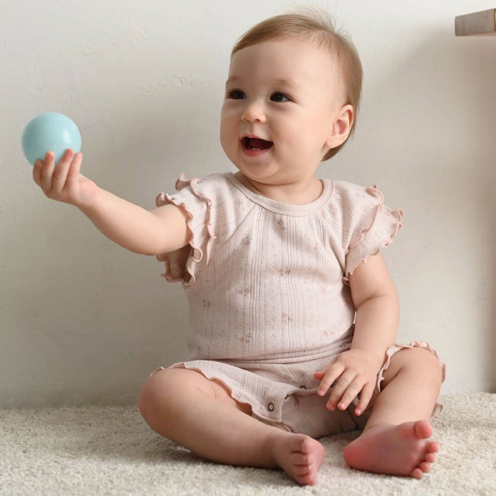 【春夏連身衣】肩部荷葉邊造型連身衣