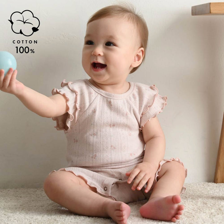 【春夏連身衣】肩部荷葉邊造型連身衣