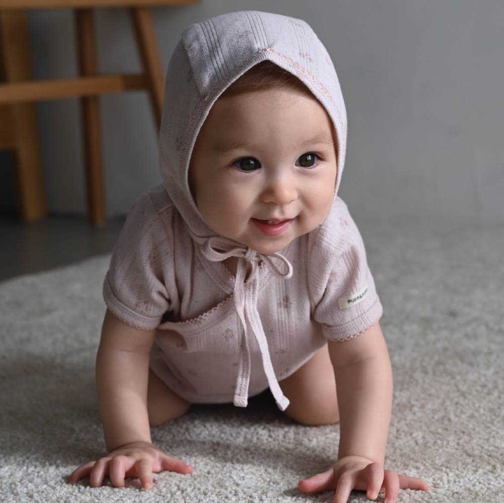 【春夏連身衣】前開式透氣 針織包屁衣