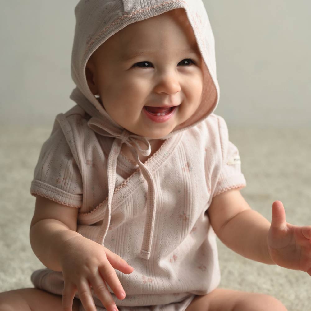 【春夏連身衣】前開式透氣 針織包屁衣