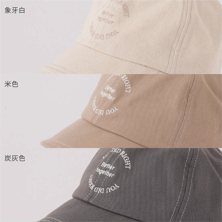 親子 刺繡棒球帽