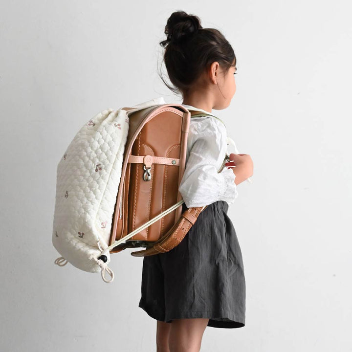 鋪棉刺繡 束口後背包