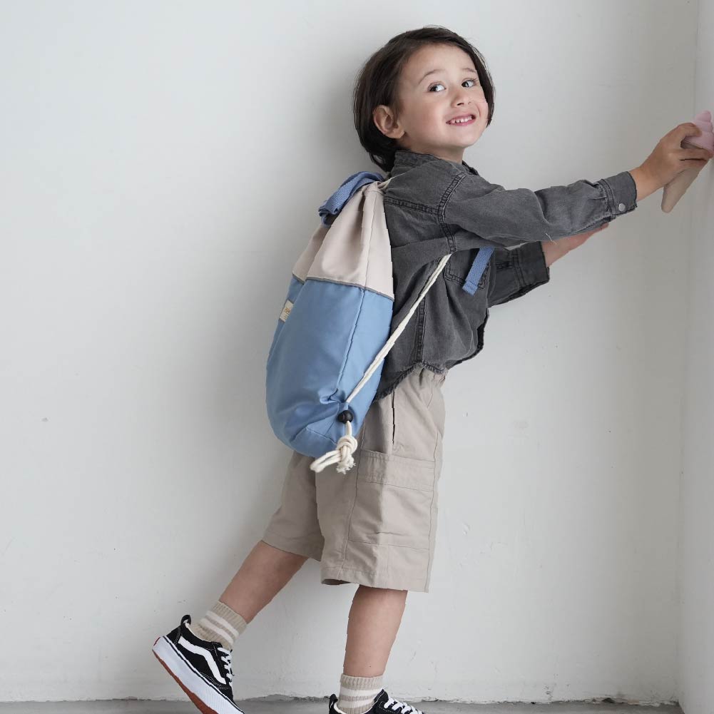 【防潑水】兒童束口後背包