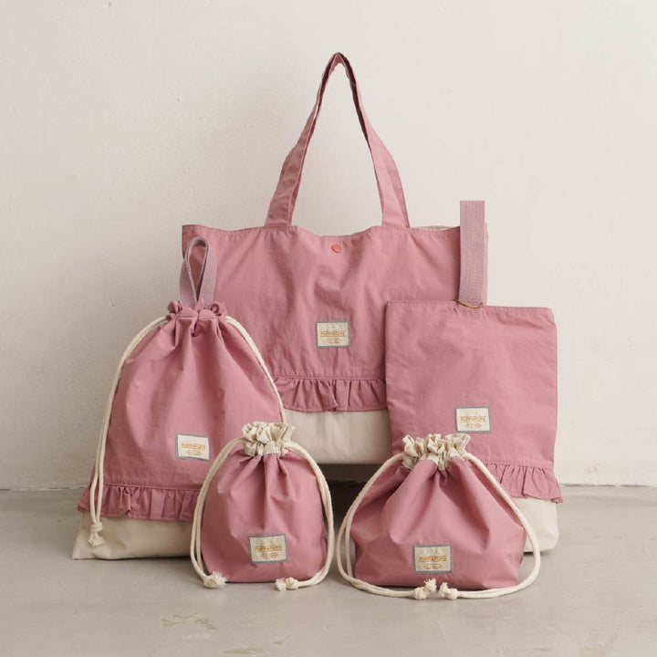 【防潑水】多功能上學提袋5件組