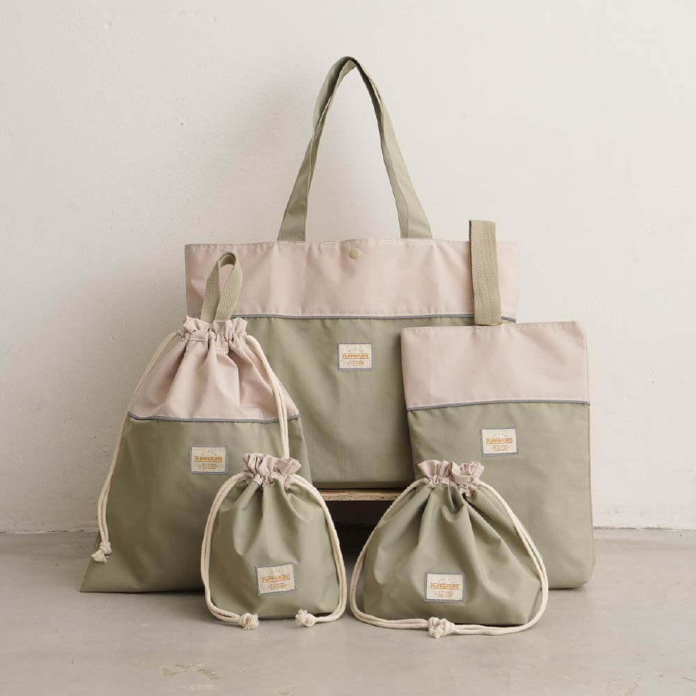 【防潑水】多功能上學提袋5件組