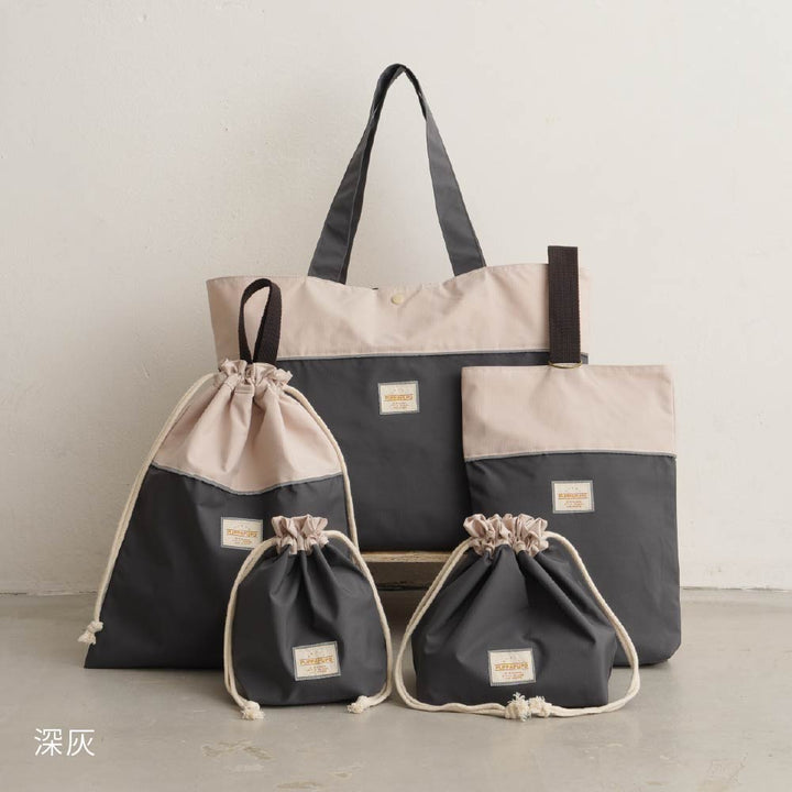 【防潑水】多功能上學提袋5件組