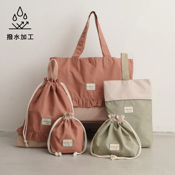 【防潑水】多功能上學提袋5件組