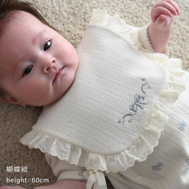 針抽棉質 圍兜背心