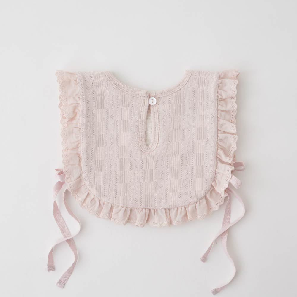 針抽棉質 圍兜背心