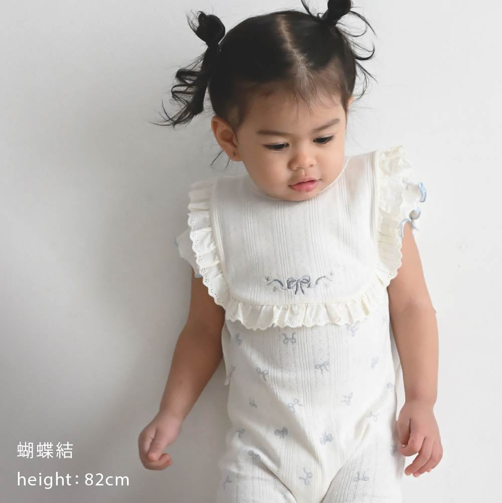 針抽棉質 圍兜背心