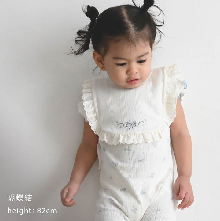 針抽棉質 圍兜背心