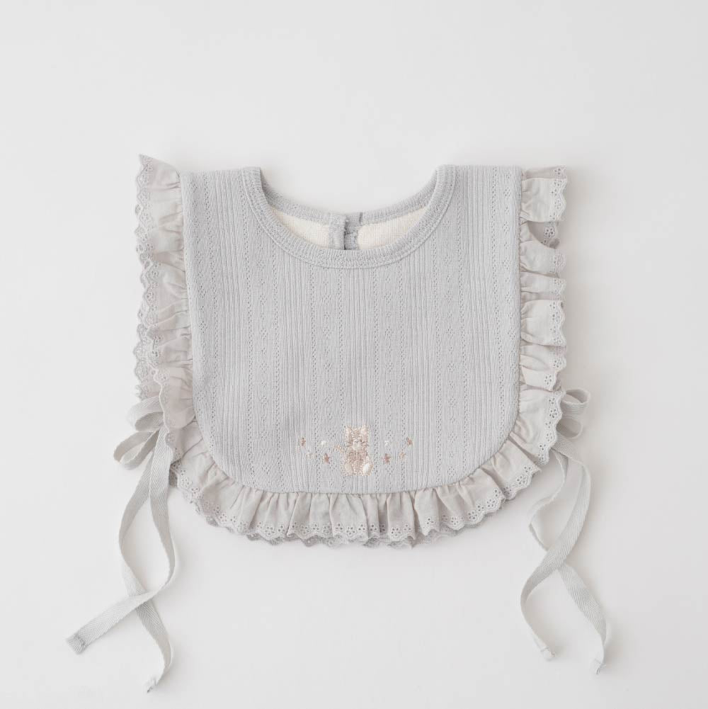 針抽棉質 圍兜背心