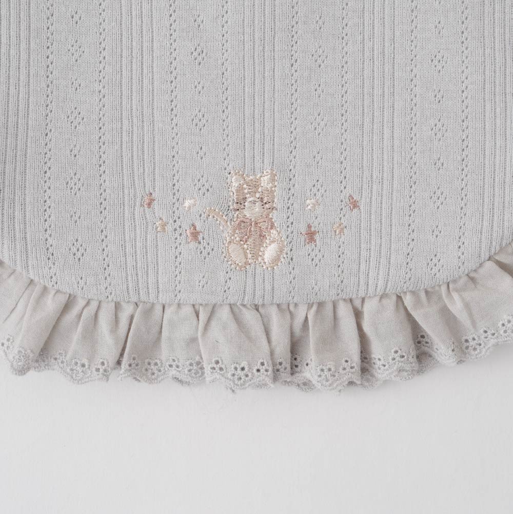 針抽棉質 圍兜背心