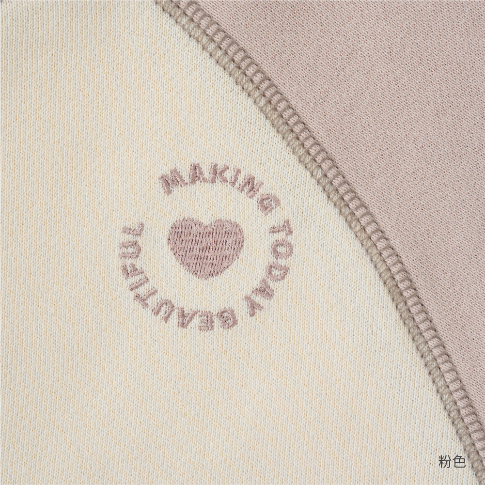 【秋冬上衣】棒球袖 刺繡衛衣