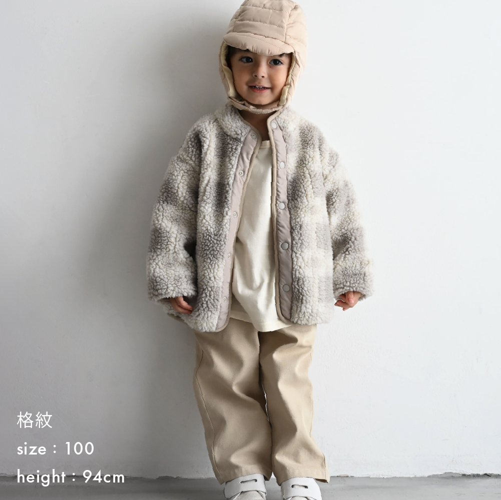 【秋冬外套】提花羊羔絨夾克