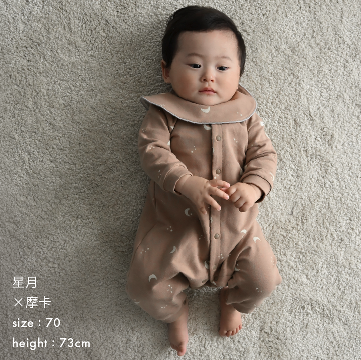 【秋冬連身衣】附圍兜 高彈性連身衣