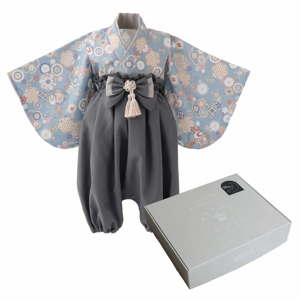 【禮盒】寶寶華麗和服 (褲裝)