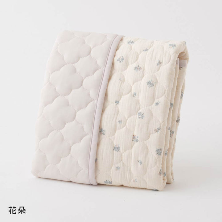 【涼感 × 有機紗布】雙面用嬰兒床保潔墊