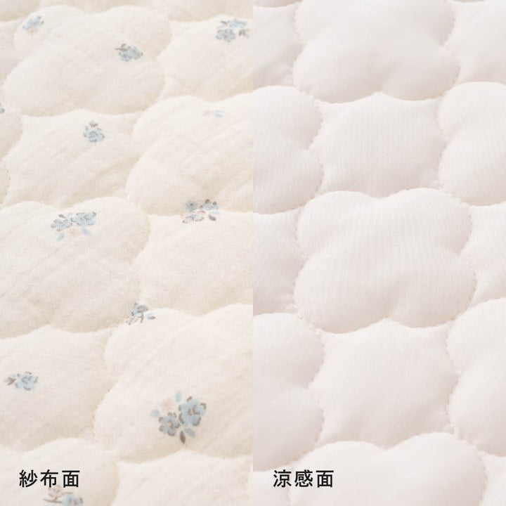 【涼感 × 有機紗布】雙面用嬰兒床保潔墊