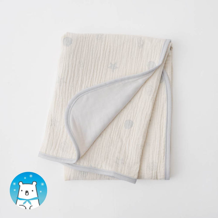 【涼感×有機棉】雙面涼感嬰兒蓋毯 (70×90cm)