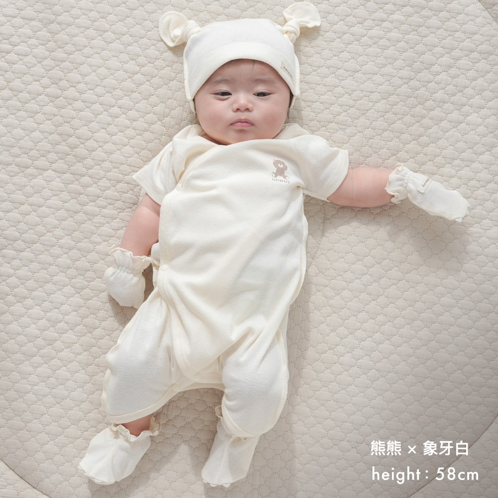 新生兒四件組合(羅紋布)