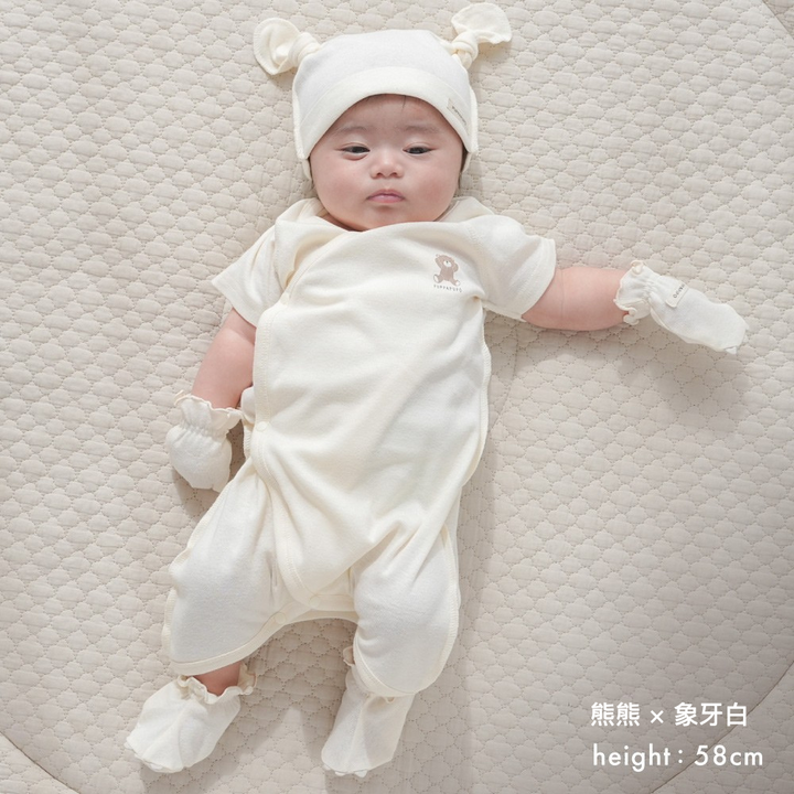 新生兒四件組合(羅紋布)