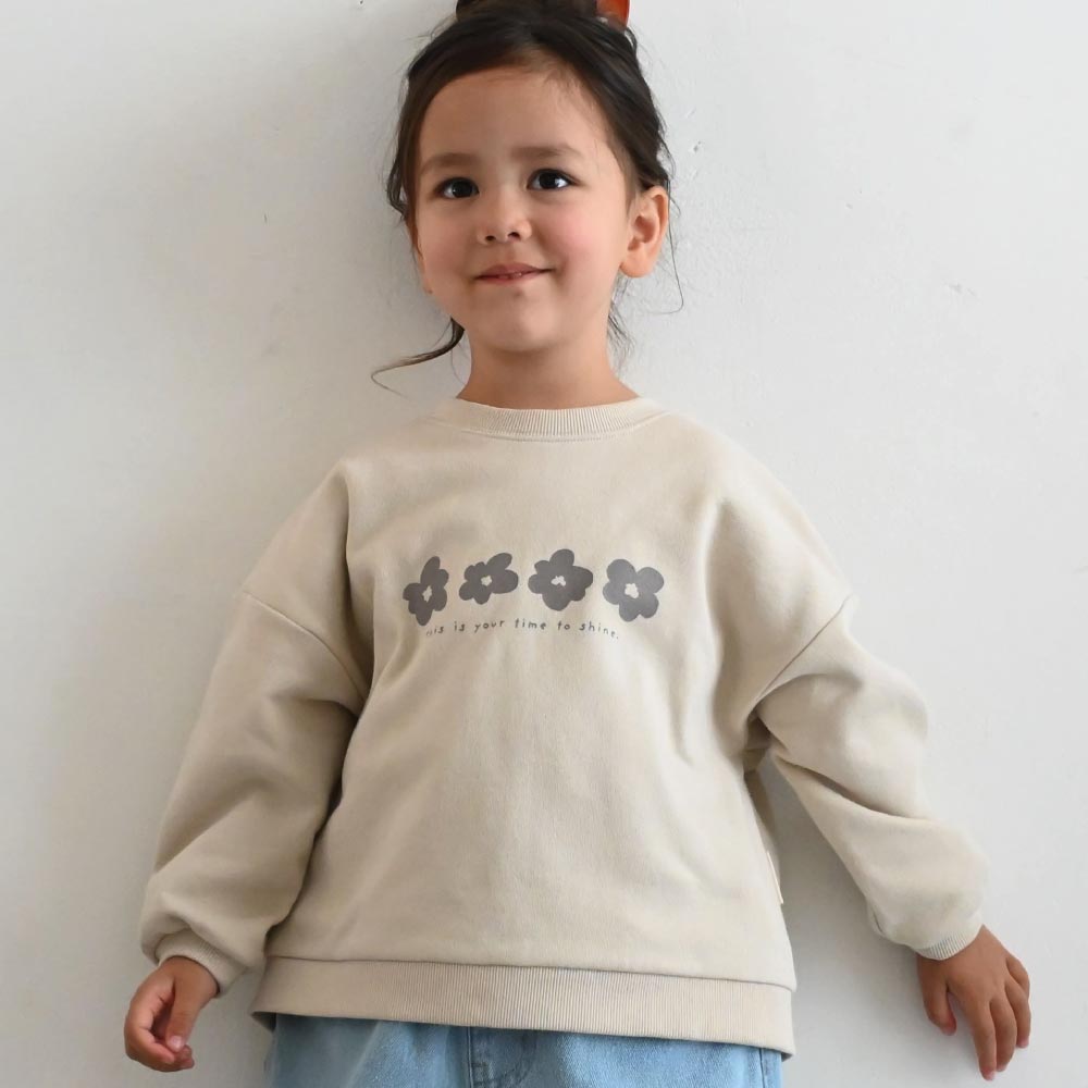 【秋冬上衣】 刺繡圖案 長袖T恤