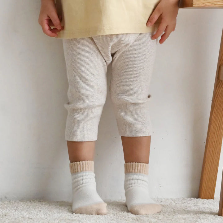 【春夏系列】七分羅紋內搭褲