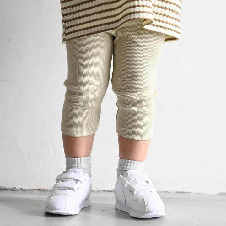 【春夏系列】七分羅紋內搭褲
