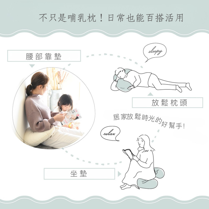 哺乳月亮枕枕芯