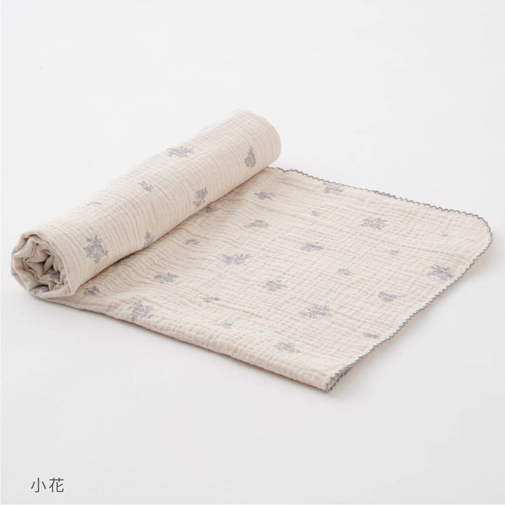 多用途雙層紗包巾被（100*100cm)