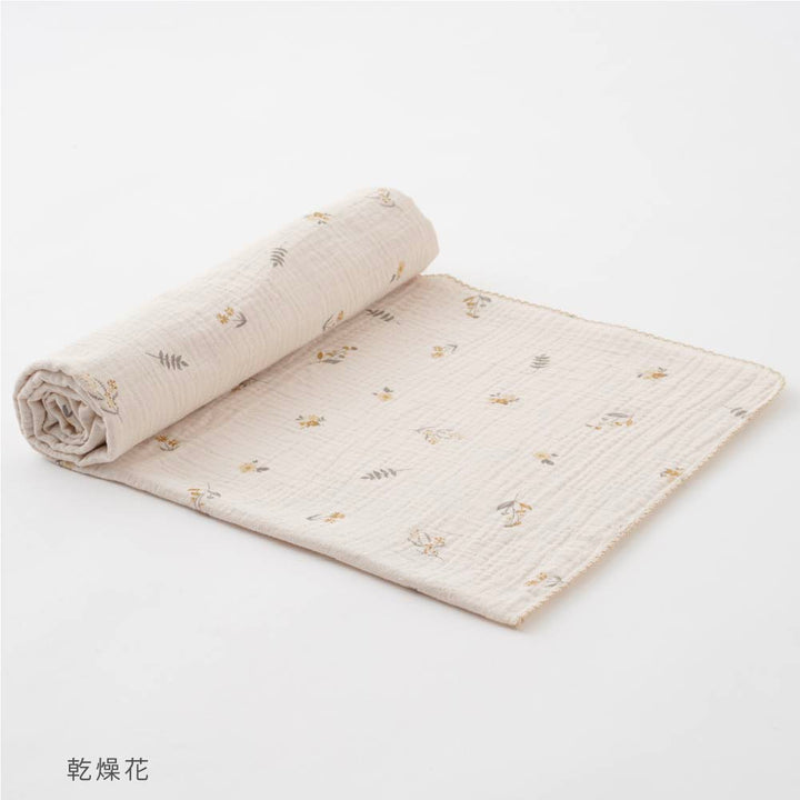 多用途雙層紗包巾被（100*100cm)