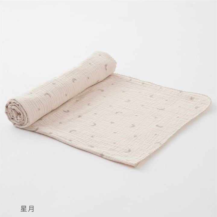 多用途雙層紗包巾被（100*100cm)