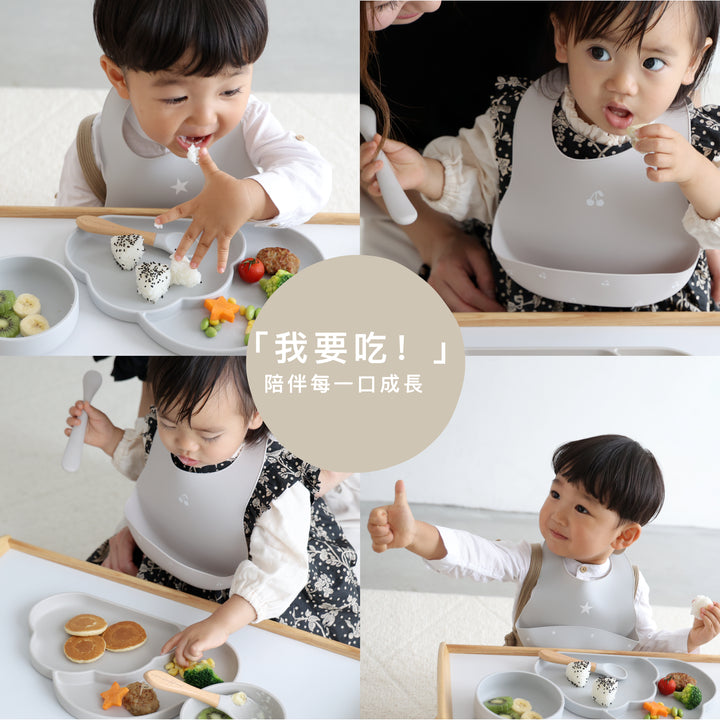 矽膠圍兜 3件組