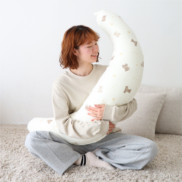 可水洗 月亮抱枕
